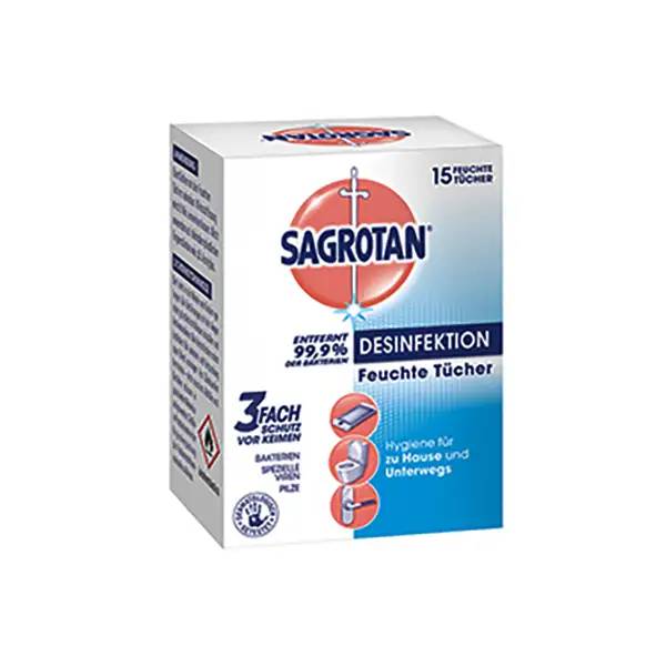 Sagrotan hygienische Reinigungstücher - 10 x 15 Tücher