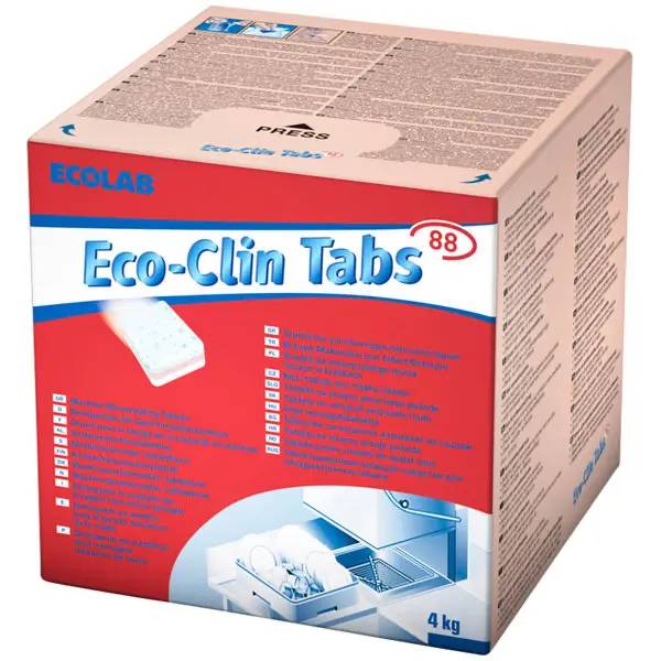 Ein Bild von Ecolab Eco-Clin Tabs 88 Geschirrspültabs - 200 Tabs