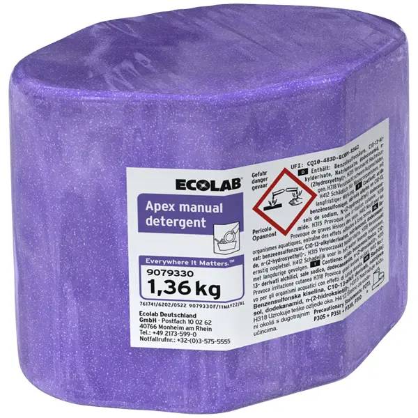 Ein Bild von Ecolab Apex Manual Detergent Handgeschirrspülmittel - 1,36 kg