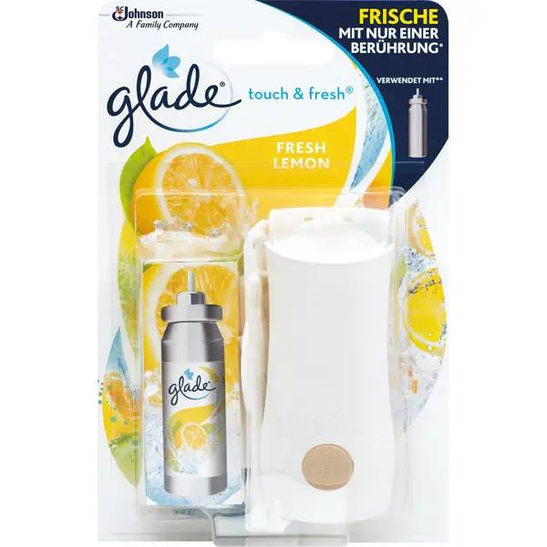 Ein Bild von glade touch & fresh Minisprayspender - lemon