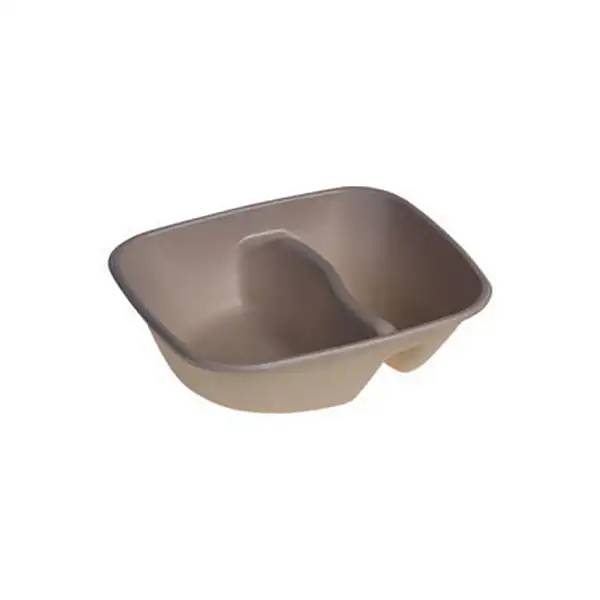 Ein Bild von naturesse Bowl rechteckig natur 2-geteilt - 780 ml