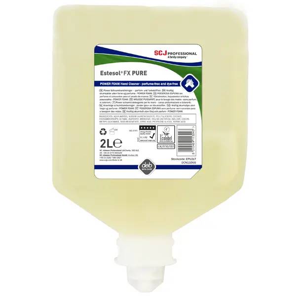 Ein Bild von SC Johnson Estesol FX Pure Schaum-Handreiniger - 4x2 Liter