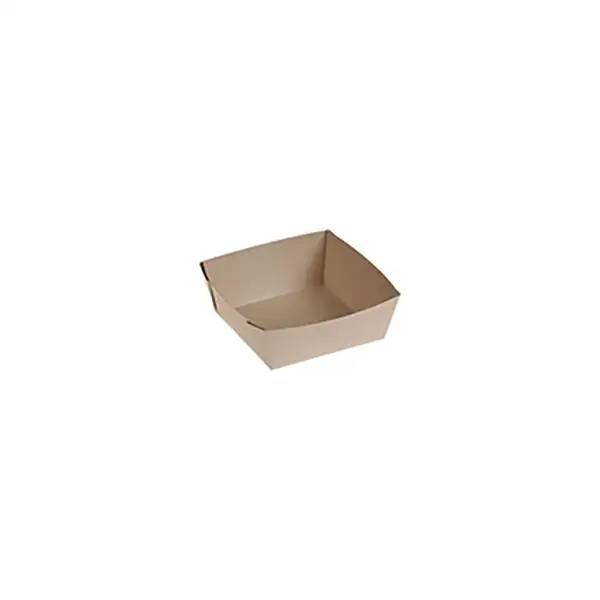 Ein Bild von naturesse Bamboo Food-Box braun - 11,5 x 11,5 x 4 cm