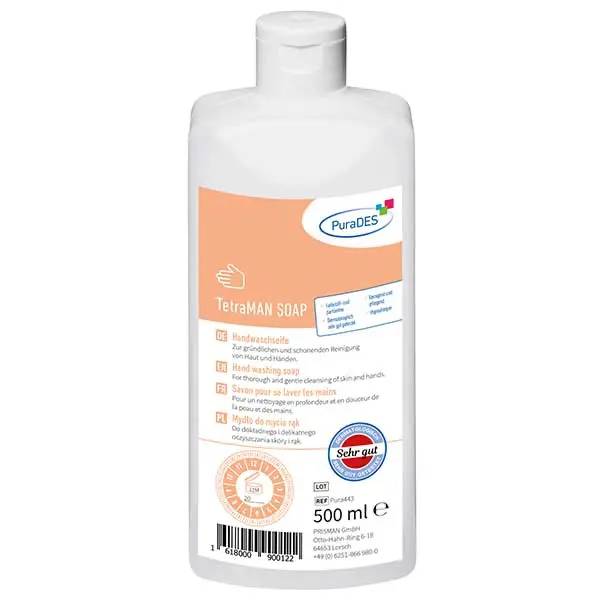 Ein Bild von PuraDES TetraMAN Soap Handwaschseife - 500 ml