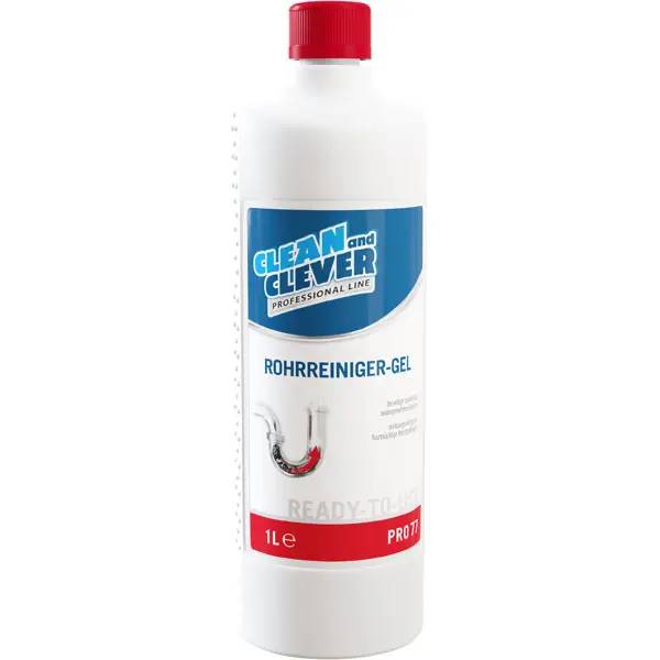 Ein Bild von CLEAN and CLEVER PROFESSIONAL Rohrreiniger-GEL PRO77 - 1 Liter