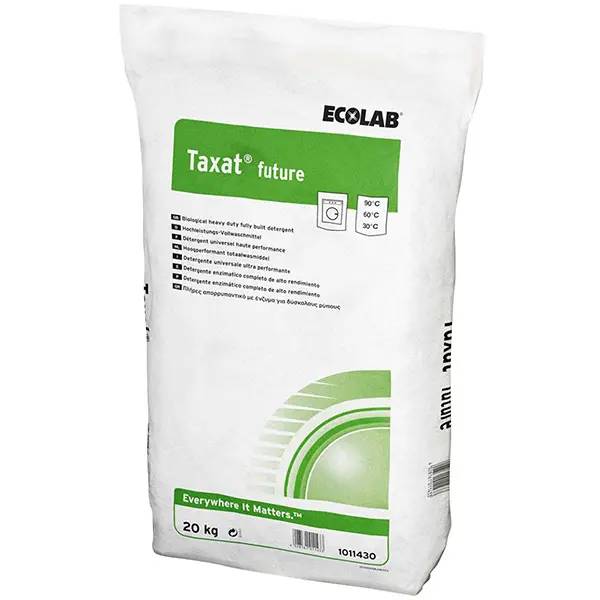 Ein Bild von Ecolab Taxat future Hochleistungs-Vollwaschmittel - 20 kg