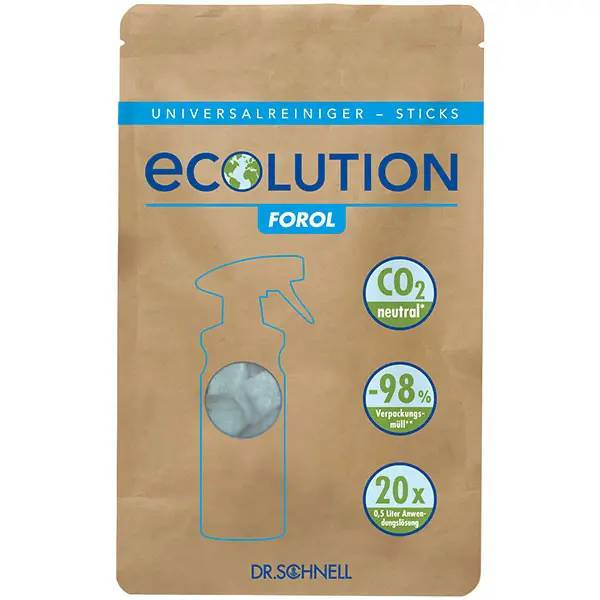 Dr. Schnell ECOLUTION Forol Universalreiniger-Sticks - 20x3 g