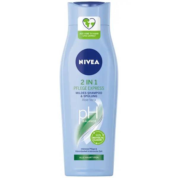 Ein Bild von Nivea 2in1 Shampoo & Spülung - 250 ml