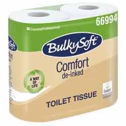 Ein Bild von BulkySoft Comfort Toilettenpapier weiß - 2-lagig