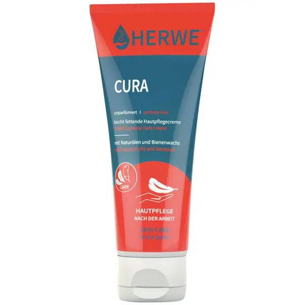 Ein Bild von Herwe CURA Hautpflegecreme unparfümiert - 100 ml