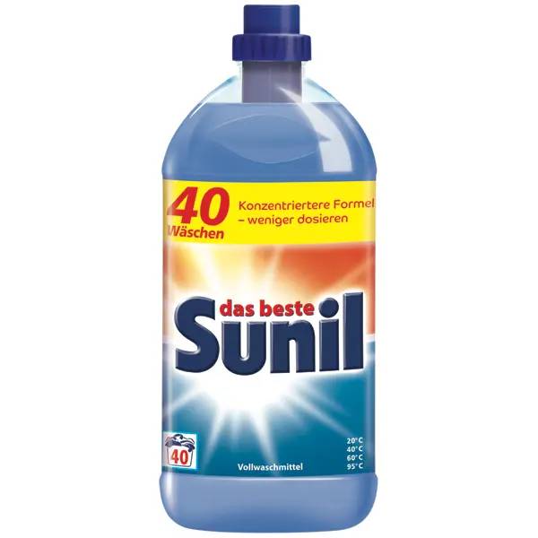 Ein Bild von Sunil Sunil aktiv Vollwaschmittel - 2 Liter