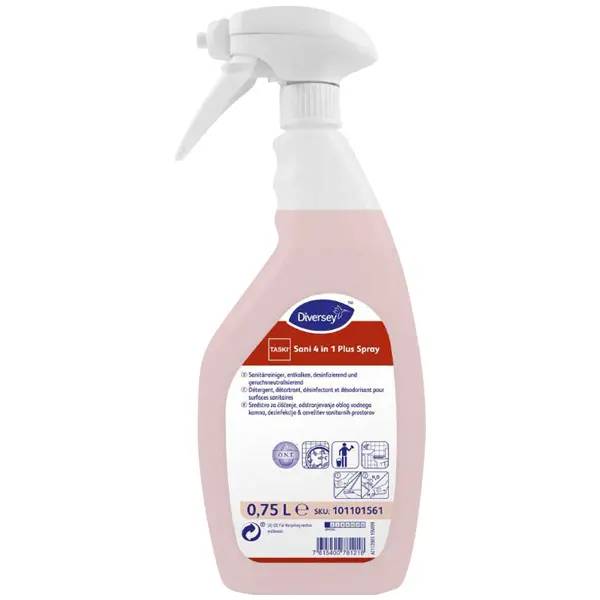 Ein Bild von Taski Sani 4 in 1 Spray Sanitärreiniger - 750 ml