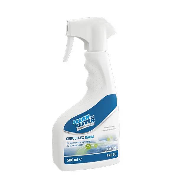 Ein Bild von CLEAN and CLEVER PROFESSIONAL Geruch-Ex-Raum PRO50 - 500 ml