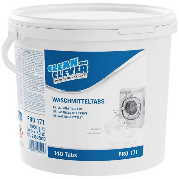 CLEAN and CLEVER PROFESSIONAL Waschmitteltabs PRO171 - 140 Tabs