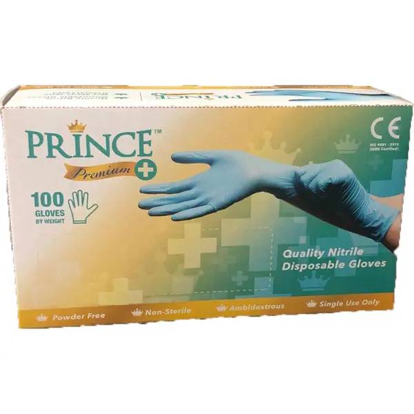 Ein Bild von Prince Prince Premium Plus Nitril Einweghandschuhe - L