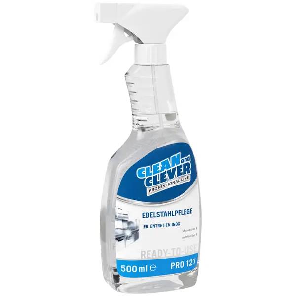 Ein Bild von CLEAN and CLEVER PROFESSIONAL Edelstahlpflege PRO127 - 500 ml