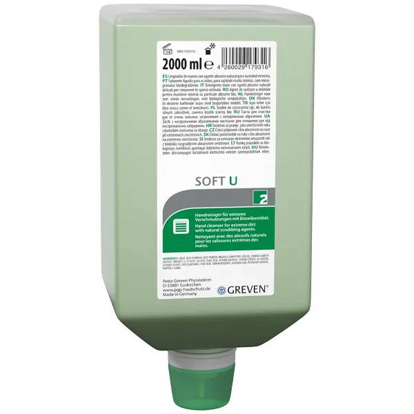 Ein Bild von Greven Soft Ultra Spezial-Handreiniger (Varioflasche) - 2 Liter