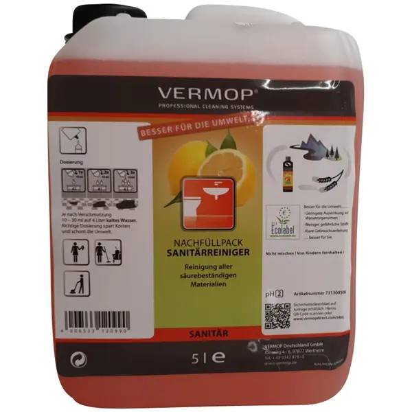 Vermop VERMO SAN ECO Sanitärreiniger - 5 Liter