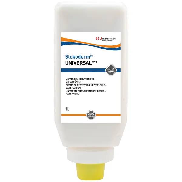 Ein Bild von SC Johnson Stokoderm UNIVERSAL PURE Schutzcreme - 1 Liter