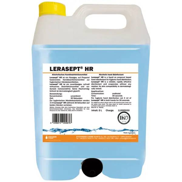 Ein Bild von Stockmeier Lerasept HR Handdesinfektionsmittel - 5 Liter