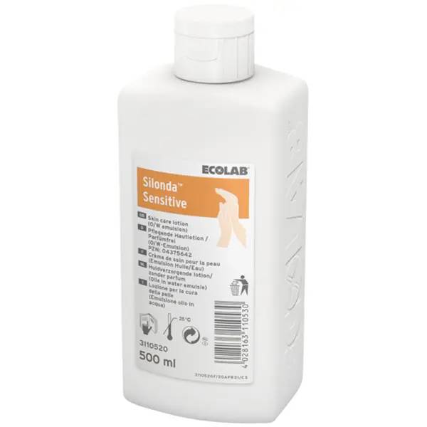 Ein Bild von Ecolab Silonda Sensitve Hautpflege-Lotion - 500 ml