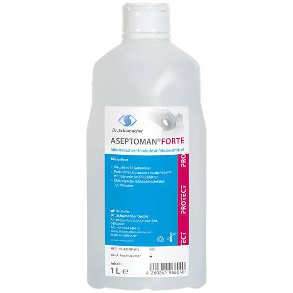 Ein Bild von Dr. Schumacher ASEPTOMAN FORTE Händedesinfektionsmittel - 1 Liter