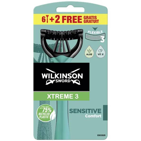 Ein Bild von Wilkinson Xtreme 3 Sensitive Rasierapparat - 3-schneidig