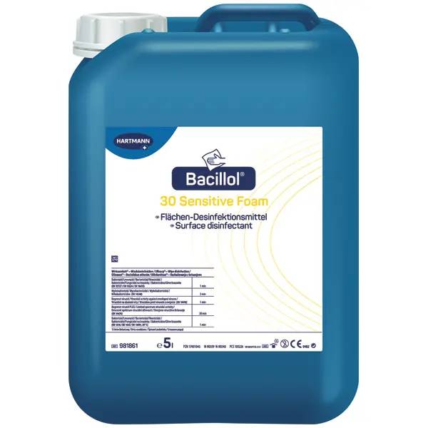 Hartmann Bacillol 30 Sensitive Foam Schnelldesinfektion - 5 Liter