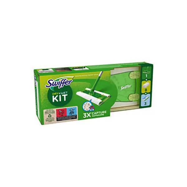 Swiffer DRY & WET Bodenwischer inkl. 11 tücher - Starter-Set