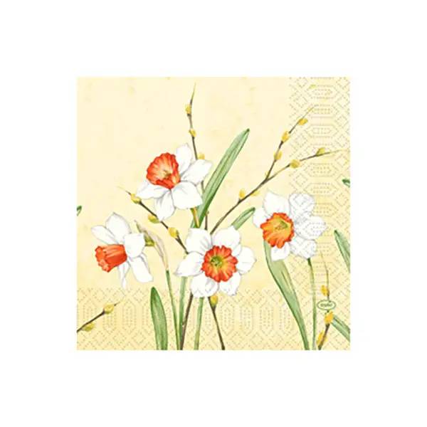 Ein Bild von Duni Serviette - Daffodil Joy