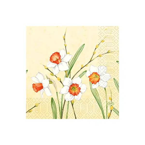 Ein Bild von Duni Serviette - daffodil joy