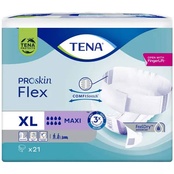 Ein Bild von Tena PROskin Flex Maxi - XL