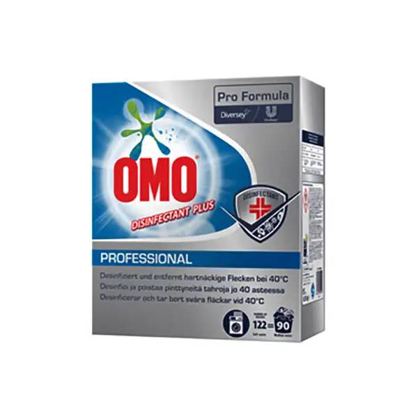 Ein Bild von Omo Professional Disinfectant Plus Desinektionswaschmittel - 8,55 kg