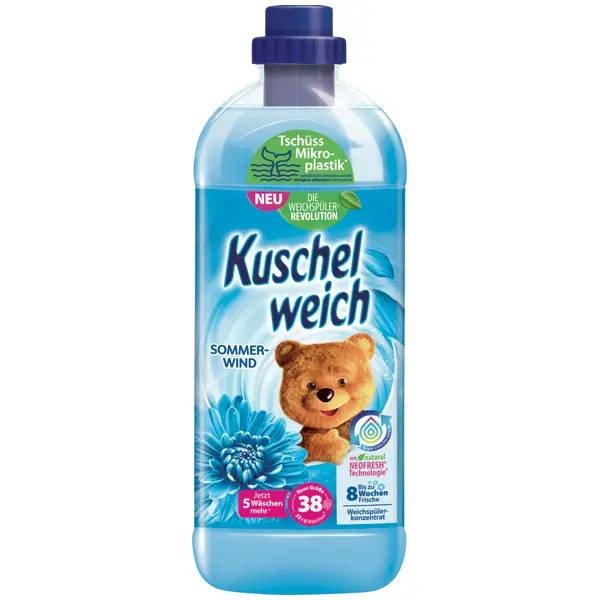 Ein Bild von Kuschelweich Weichspüler Sommerwind - 1 Liter