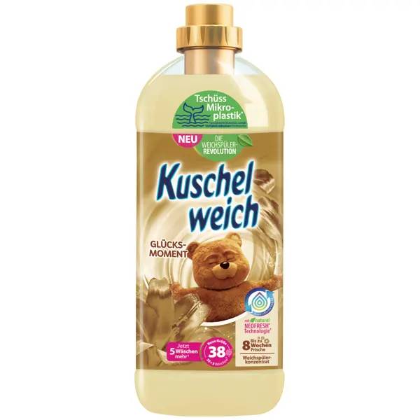 Ein Bild von Kuschelweich Weichspüler Glücksmoment - 1 Liter