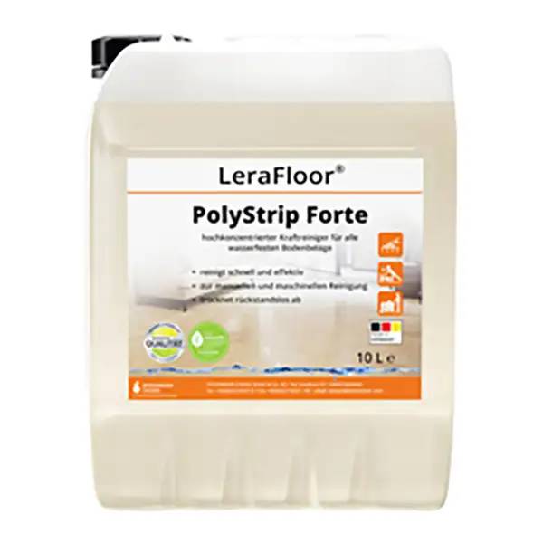 Ein Bild von LeraFloor PolyStrip Forte Kraftreiniger - 10 Liter