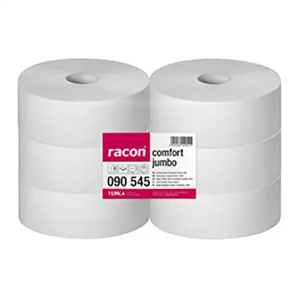 Ein Bild von Racon comfort Jumbo-Toilettenpapier weiß - 2-lagig