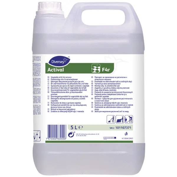 Ein Bild von Diversey Actival F4r öl- & Fettentferner - 2x5 Liter