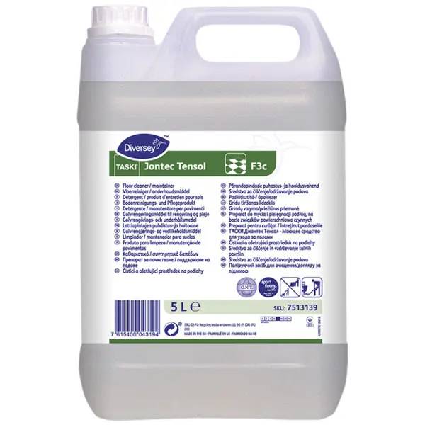 Ein Bild von Taski Jontec Tensol F3c Bodenreinigungs- & Pflegeprodukt - 5 Liter