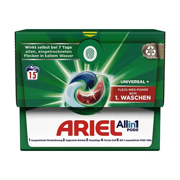 Ariel Allin1 Pods Universal+ Vollwaschmittel - 15 Pods