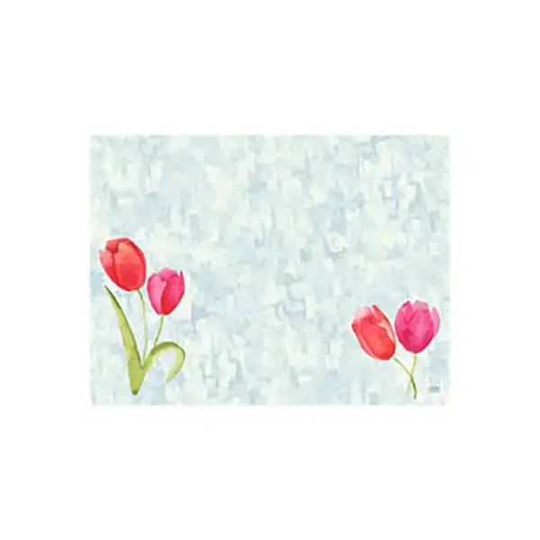 Ein Bild von Duni Tischsets Bio-Dunicel - Painted Tulips