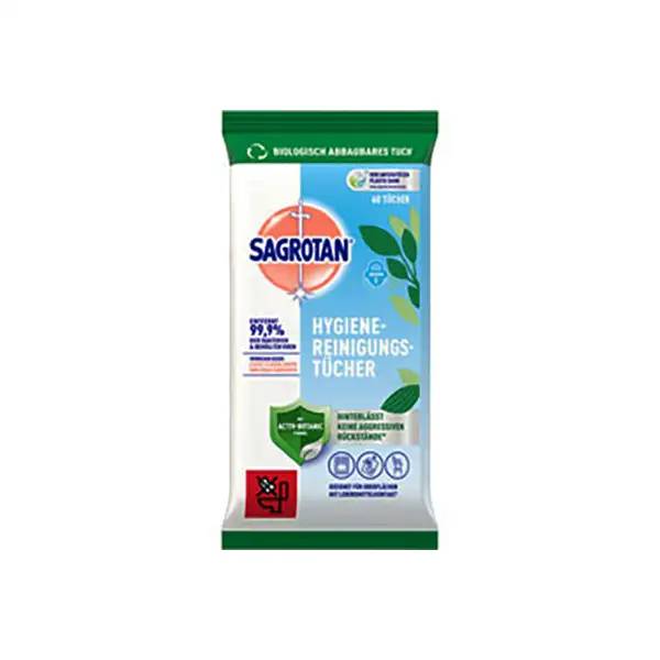 Sagrotan Hygiene-Desinfektionstücher - 5 x 60 Tücher