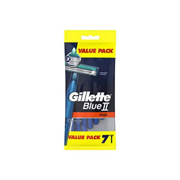 Ein Bild von Gillette Blue II Plus Einwegrasierer 7er - 2-schneidig