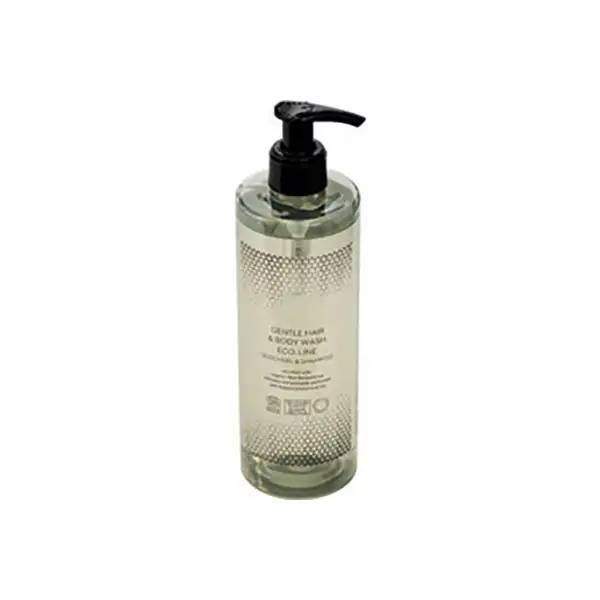 Ein Bild von Duschgel und Shampoo Spenderflasche mit Pumpe - 380 ml