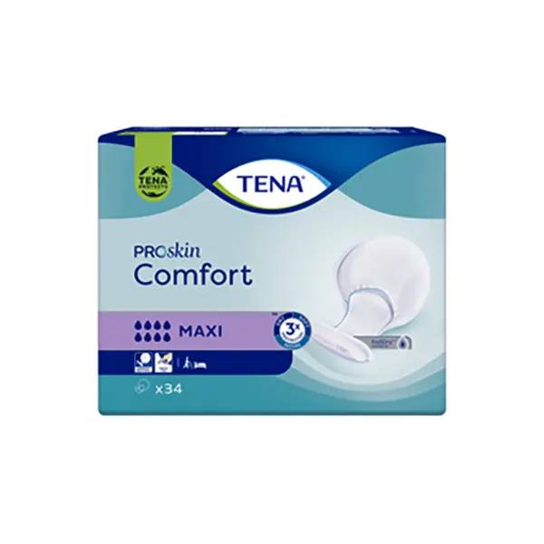 Ein Bild von Tena Comfort Maxi Vorlage - 34 Stück