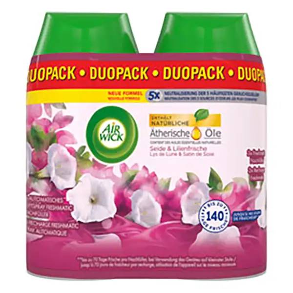 Airwick FreshMatic Duftkartusche DUO - Seide & Lilienfrische