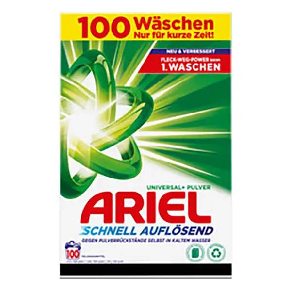 Ein Bild von Ariel Universal+ Pulver Vollwaschmittel - 6 kg