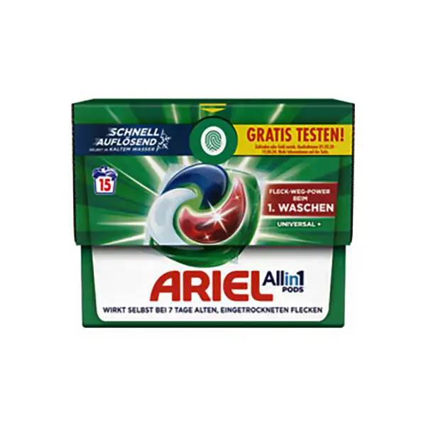 Ein Bild von Ariel All-in-1 Pods Universal - 15 Pods