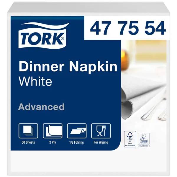 Tork Tissue-DinnerServiette - weiß