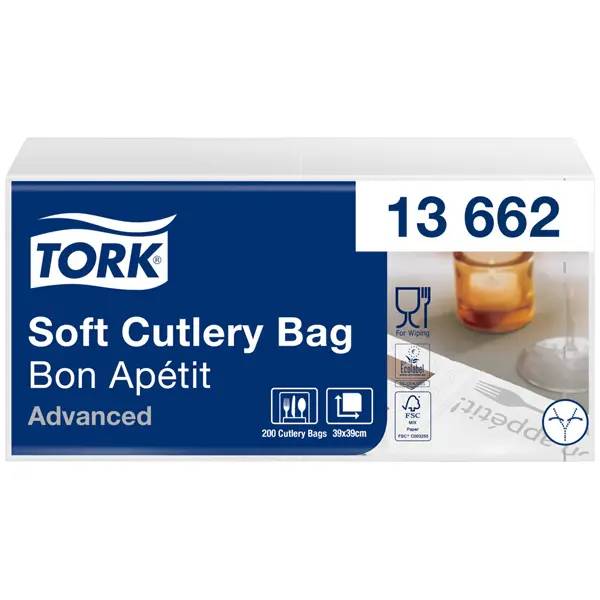 Tork Soft Advanced Bestecktasche - Guten Appetit